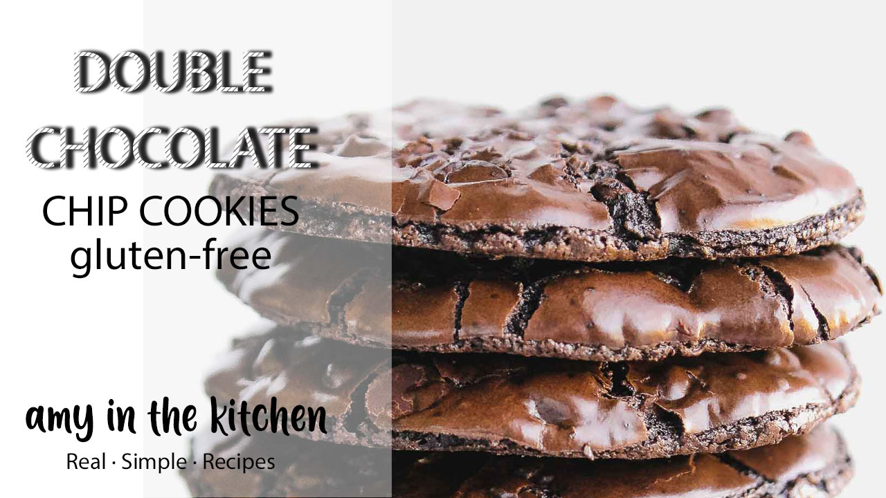 Flourless Chocolate Chip Cookies Recipe - Amy in the Kitchen
