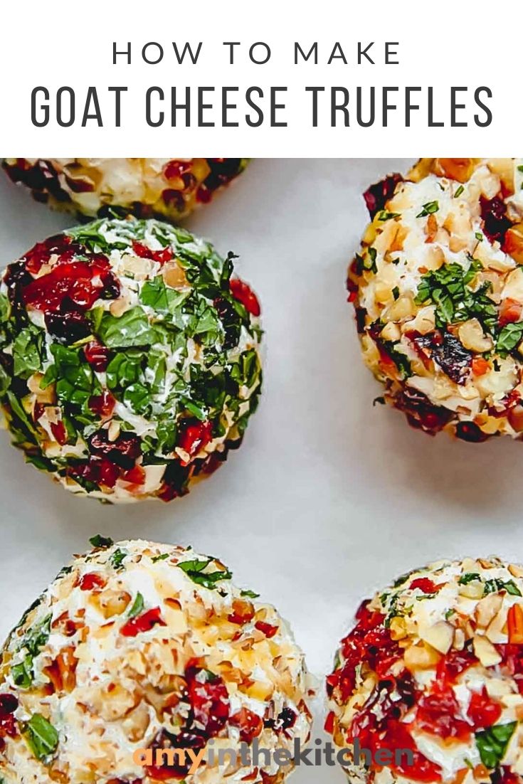 Goat Cheese Truffles (Easy Appetizer) Amy in the Kitchen
