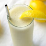 Lemonade Crush Smoothie | A dairy free version of Chick f La's frosted lemonade | AmyintheKitchen.com