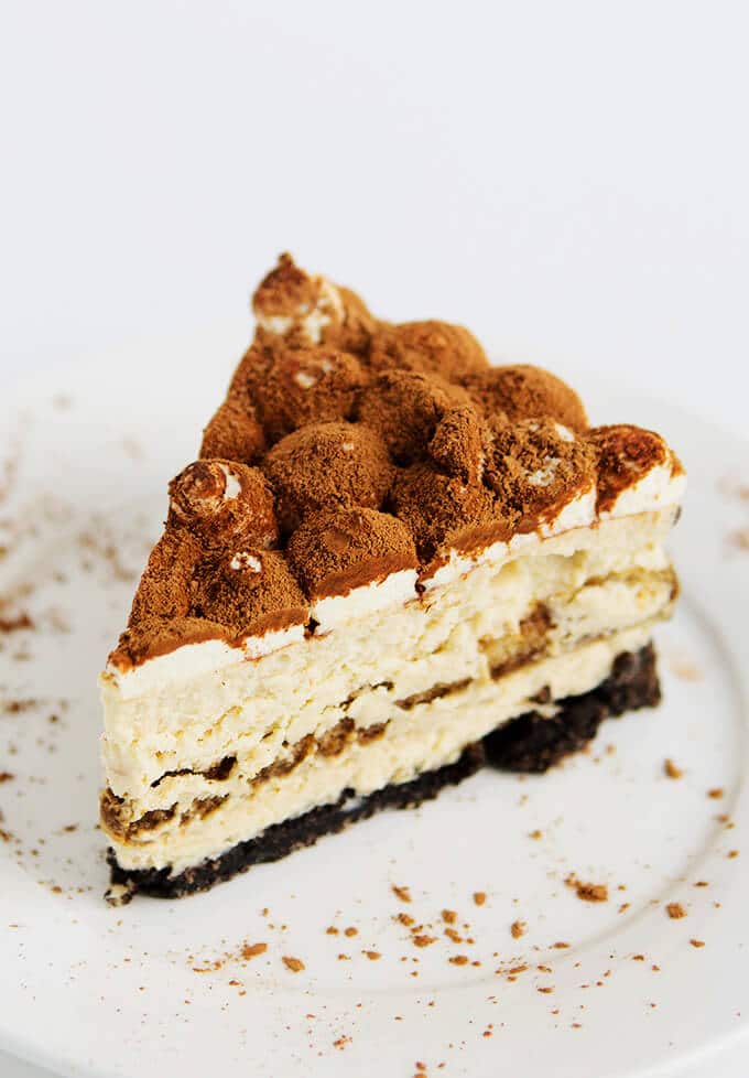 Tiramisu Cheesecake | Amy in the Kitchen