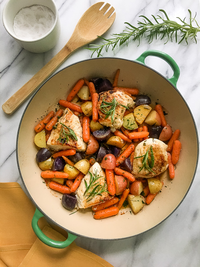 Rosemary Chicken With Vegetables Amy In The Kitchen