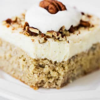 Best banana cake recipe in the world! This recipe is so moist and fluffy. A moist banana cake recipe from scratch!