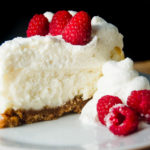 Vanilla Bean Cheesecake with White Chocolate Mousse