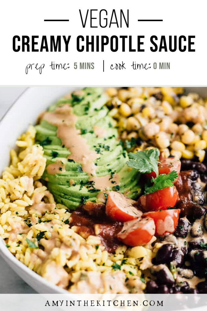 Creamy Chipotle Sauce (Dairy Free) Amy in the Kitchen