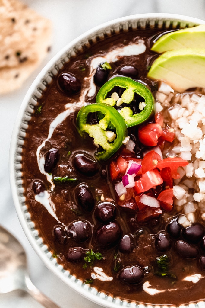 Instant Pot Black Bean Soup Recipe Amy in the Kitchen