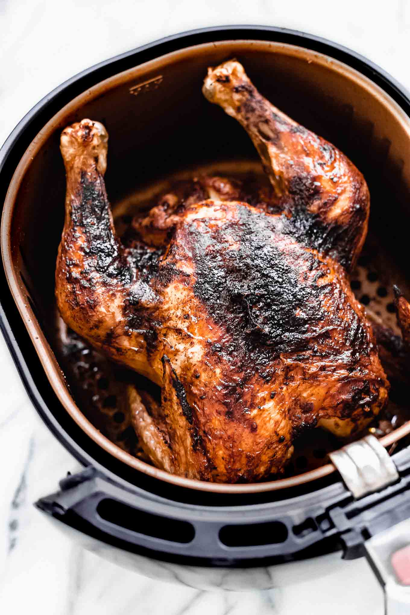 Air Fryer Whole Roasted Chicken | Amy in the Kitchen