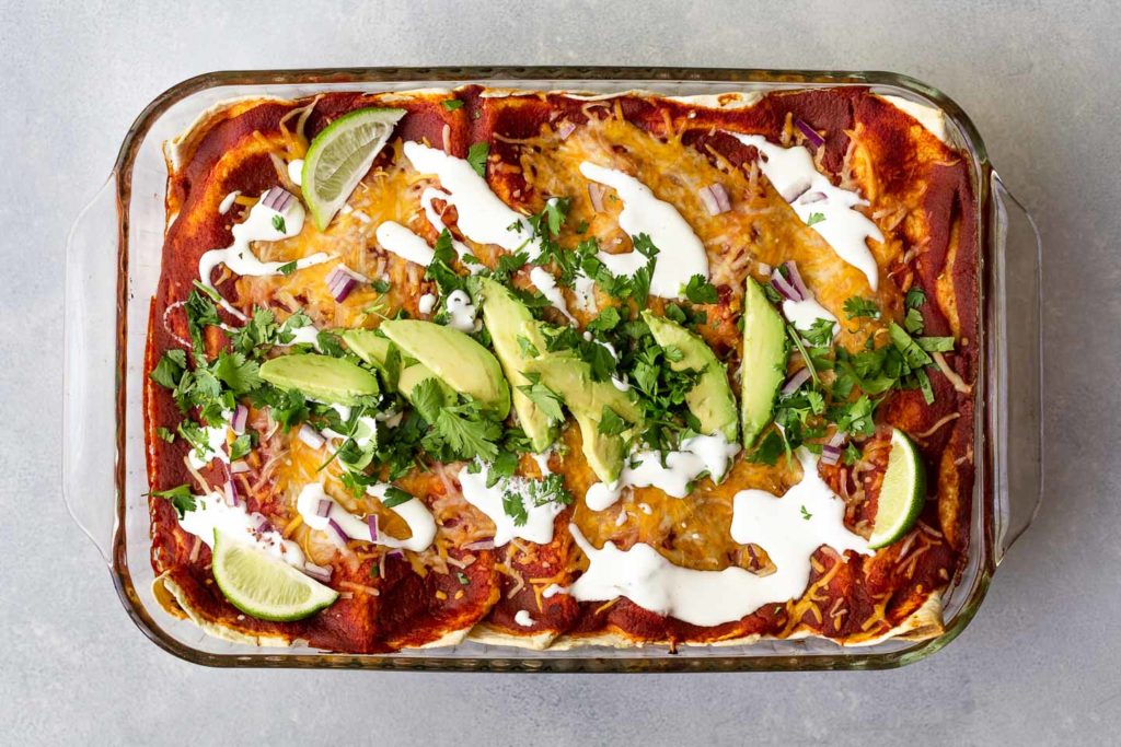 Sweet Potato Enchilada Casserole Amy in the Kitchen