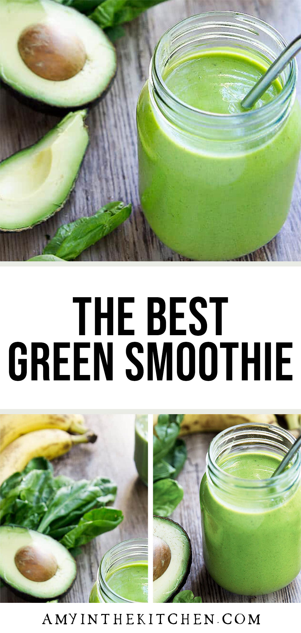 The BEST Green Smoothie Ever! Amy in the Kitchen