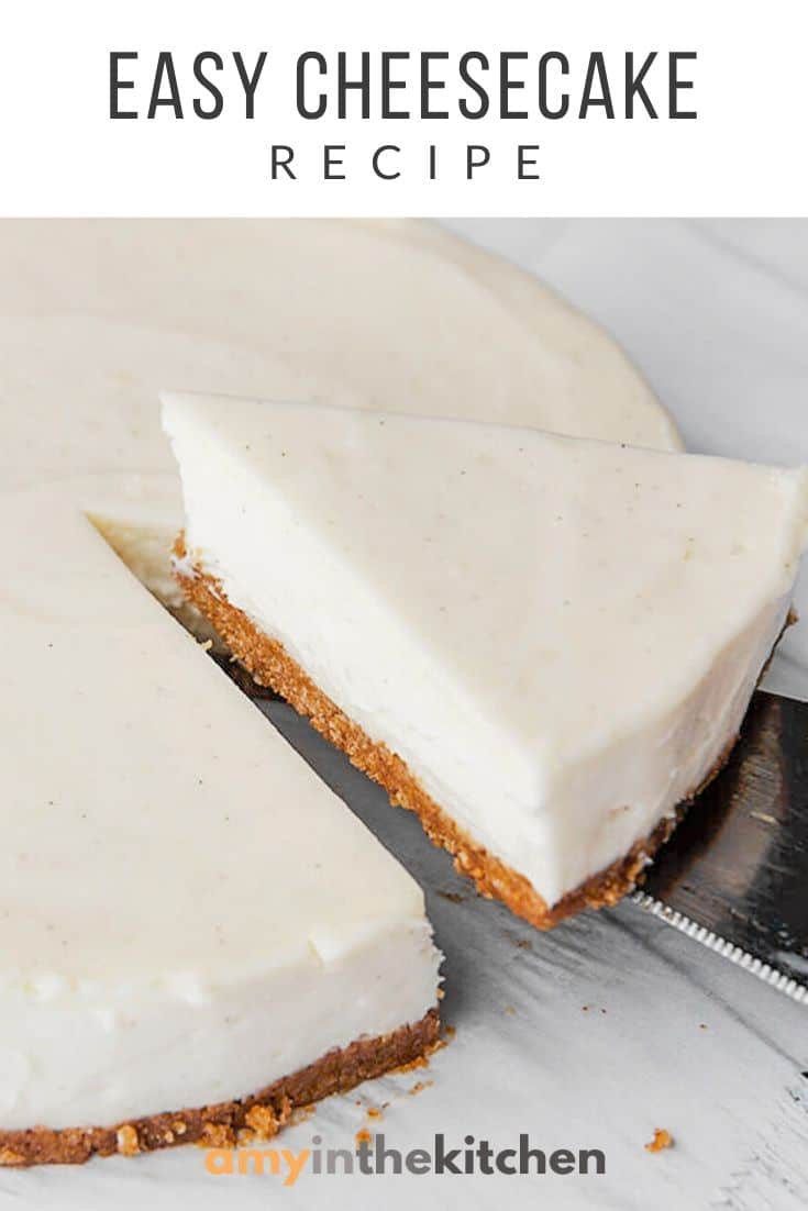 Easy Cheesecake Recipe (Eggless) | Amy in the Kitchen