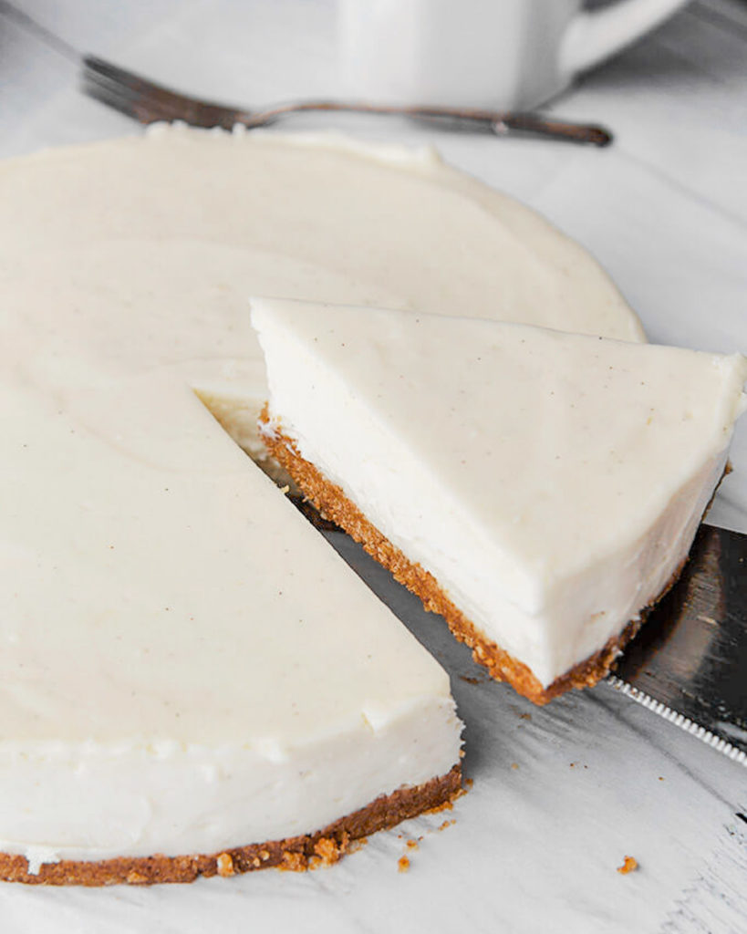 Easy Cheesecake Recipe (Eggless) | Amy in the Kitchen