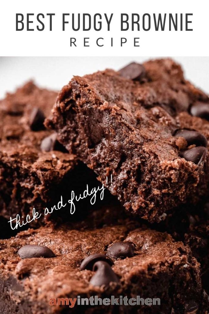The Best Fudgy Brownies Recipe from Scratch! - Amy in the Kitchen
