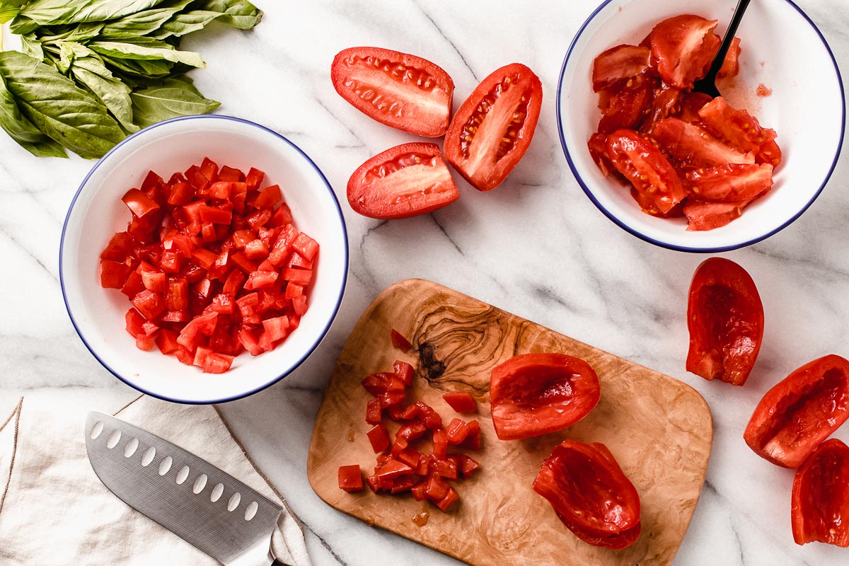 Tomato Basil Bruschetta Recipe Amy in the Kitchen
