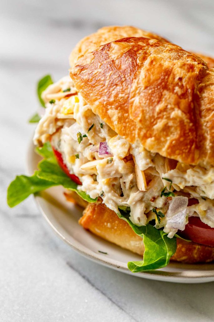 Tarragon Chicken Salad with Almonds Amy in the Kitchen