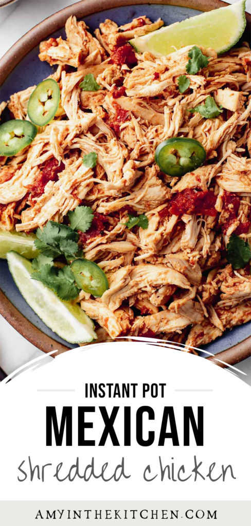 Instant Pot Mexican Shredded Chicken | Amy in the Kitchen