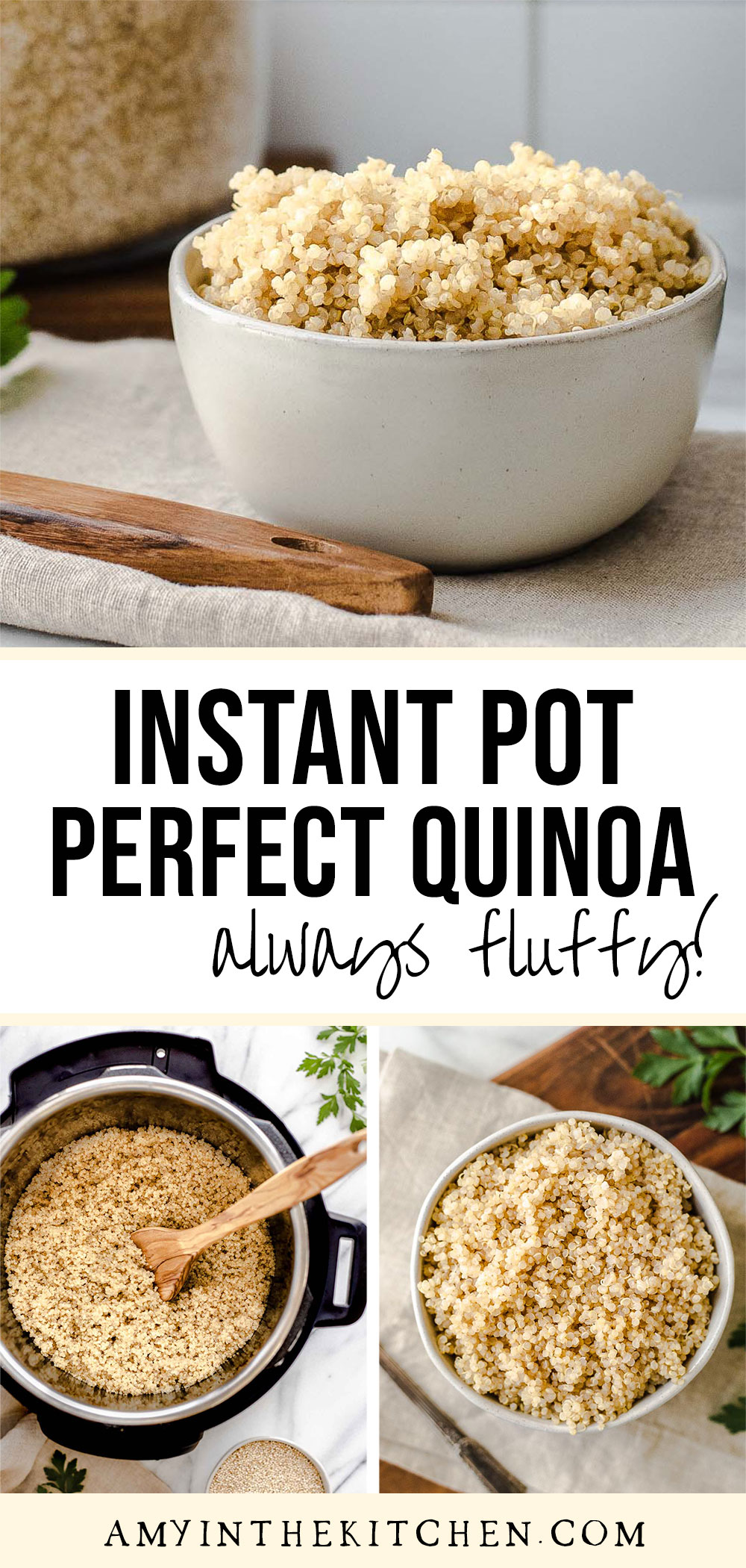 How to Cook Perfect Quinoa in the Instant Pot Light and Fluffy! Amy