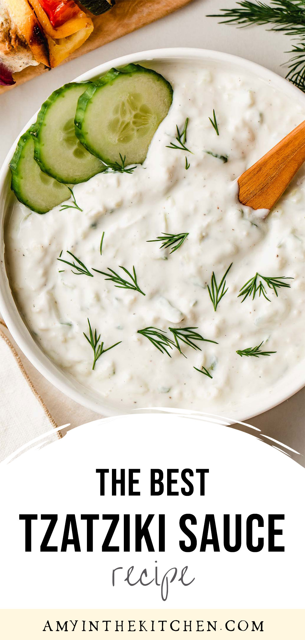 The Best The Best Tzatziki! (Authentic) | Amy in the Kitchen