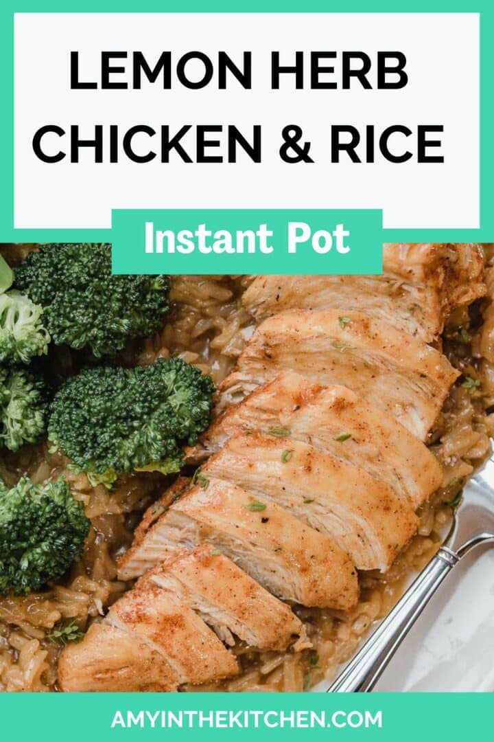 Instant Pot Lemon Herb Chicken and Rice